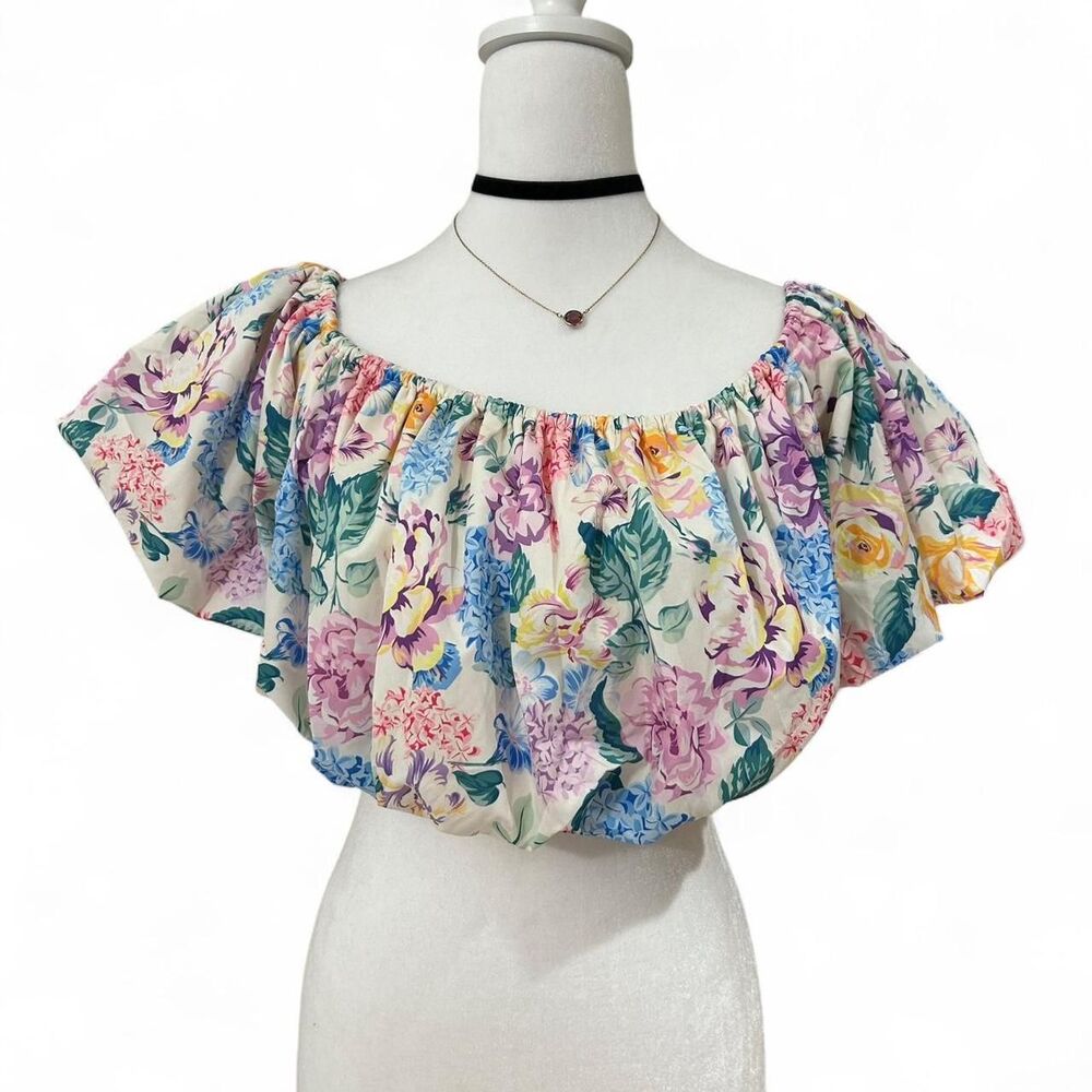 Coquette Women's Floral Crop-top